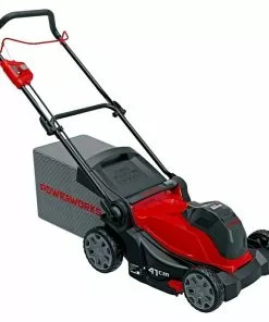 BAUHAUS Powerworks Akku-Rasenmäher P48LM41 48 V, Ohne Akku, Schnittbreite: 41 Cm