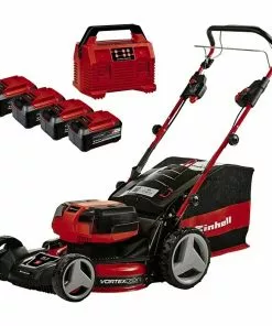 BAUHAUS Einhell Power X-Change Akku-Rasenmäher GP-CLM 47 S HW Li 36 V, 4 Akkus, 5,2 Ah, Schnittbreite: 47 Cm