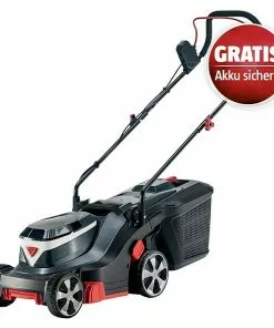 BAUHAUS AL-KO Bosch Home & Garden Compatible Akku-Rasenmäher Praktischer Tragegriff 18 V, 2 Akkus, 2,5 Ah, Schnittbreite: 32 Cm