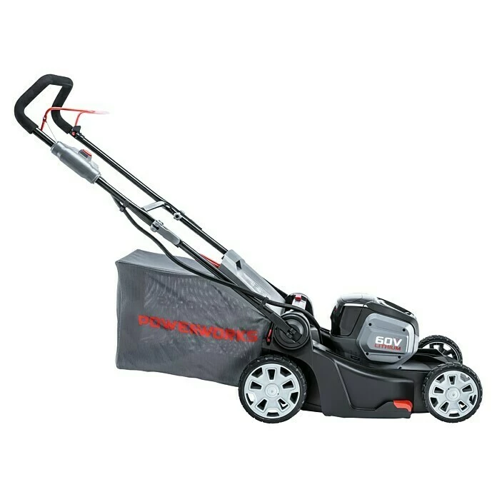 BAUHAUS Powerworks Akku-Rasenmäher PD60LM41K2 60 V, 1 Akku, 2 Ah, Schnittbreite: 41 Cm 2 BAUHAUS Powerworks Akku-Rasenmäher PD60LM41K2 60 V, 1 Akku, 2 Ah, Schnittbreite: 41 Cm – Bild 2