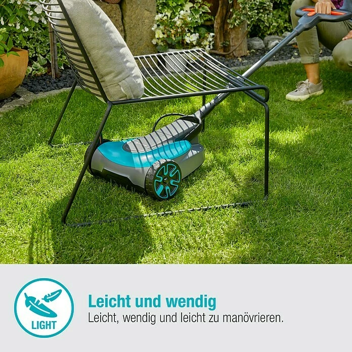 BAUHAUS Gardena Akku-Rasenmäher HandyMower 22/18V P4A 18 V, Ohne Akku, 2,5 Ah, Schnittbreite: 22 Cm 4 BAUHAUS Gardena Akku-Rasenmäher HandyMower 22/18V P4A 18 V, Ohne Akku, 2,5 Ah, Schnittbreite: 22 Cm – Bild 4