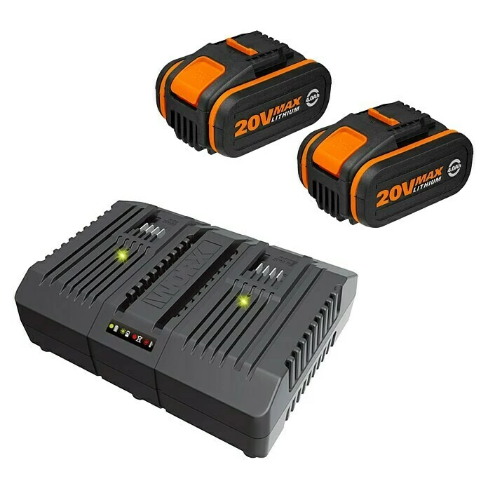 BAUHAUS Worx Akku-Rasenmäher WG779E.1 20 V, 2 Akkus, 4 Ah, Schnittbreite: 34 Cm 6 BAUHAUS Worx Akku-Rasenmäher WG779E.1 20 V, 2 Akkus, 4 Ah, Schnittbreite: 34 Cm – Bild 6