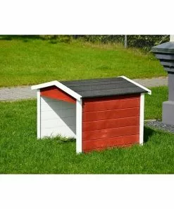 BAUHAUS Dobar Mähroboter-Garage 87 X 80 X 70 Cm, Schwarz/Weiß/Rot -Rasenmäher Verkäufe 12 1189