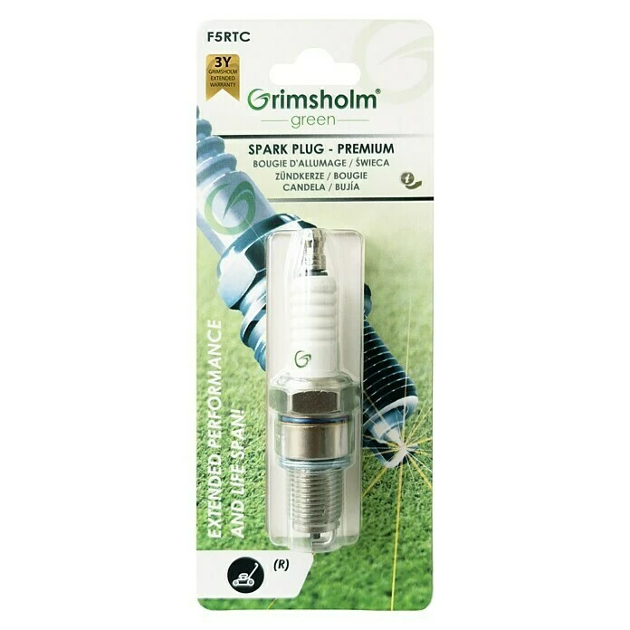 BAUHAUS Grimsholm Green Zündkerze Premium F5RTC Passend Für: Rasenmäher 1 BAUHAUS Grimsholm Green Zündkerze Premium F5RTC Passend Für: Rasenmäher