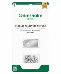 BAUHAUS Grimsholm Green Ersatzmesser 9 Stk., Passend Für: Greenworks, Powerworks, Cramer