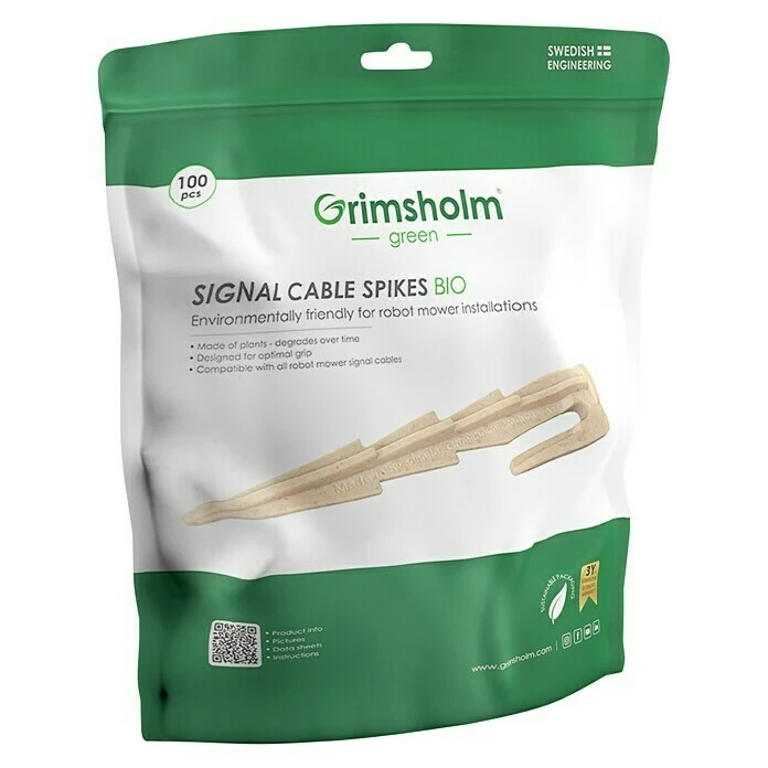 BAUHAUS Grimsholm Green Befestigungshaken Bio 100 Stk., Passend Für: Alle Mähroboter 1 BAUHAUS Grimsholm Green Befestigungshaken Bio 100 Stk., Passend Für: Alle Mähroboter