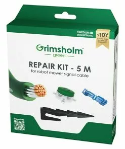 BAUHAUS Grimsholm Green Reparatur-Set Begrenzungskabel 5 M, Passend Für: Alle Mähroboter