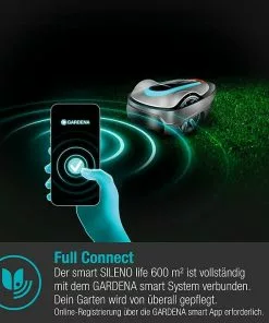 BAUHAUS Gardena Mähroboter-Set Smart SILENO City Set 600 LONA 18 V, 2 Ah, Max. Flächenempfehlung: 600 M² 10 BAUHAUS Gardena Mähroboter-Set Smart SILENO City Set 600 LONA 18 V, 2 Ah, Max. Flächenempfehlung: 600 M² -Rasenmäher Verkäufe 12 125