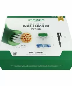 BAUHAUS Grimsholm Green Installations-Set 200 M, Null, Passend Für: Alle Mähroboter