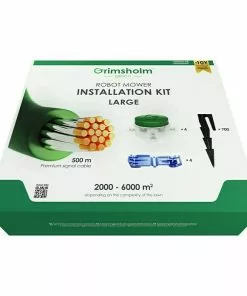 BAUHAUS Grimsholm Green Installations-Set 500 M, Null, Passend Für: Alle Mähroboter