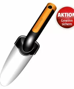 BAUHAUS Fiskars Premium Blumenkelle Länge: 27,8 Cm, Stahl