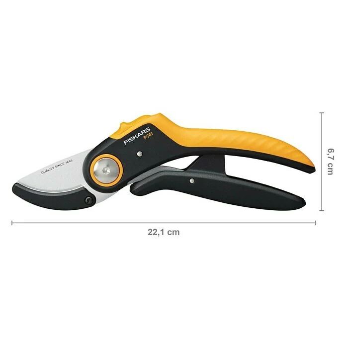 BAUHAUS Fiskars Plus Gartenschere PowerLever P741 Amboss, Max. Aststärke: 24 4 BAUHAUS Fiskars Plus Gartenschere PowerLever P741 Amboss, Max. Aststärke: 24 – Bild 4