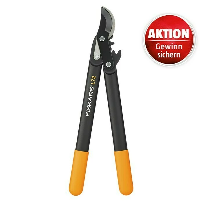 BAUHAUS Fiskars PowerGear Hebel-Astschere L72 Bypass, Max. Aststärke: 28 Mm 1 BAUHAUS Fiskars PowerGear Hebel-Astschere L72 Bypass, Max. Aststärke: 28 Mm