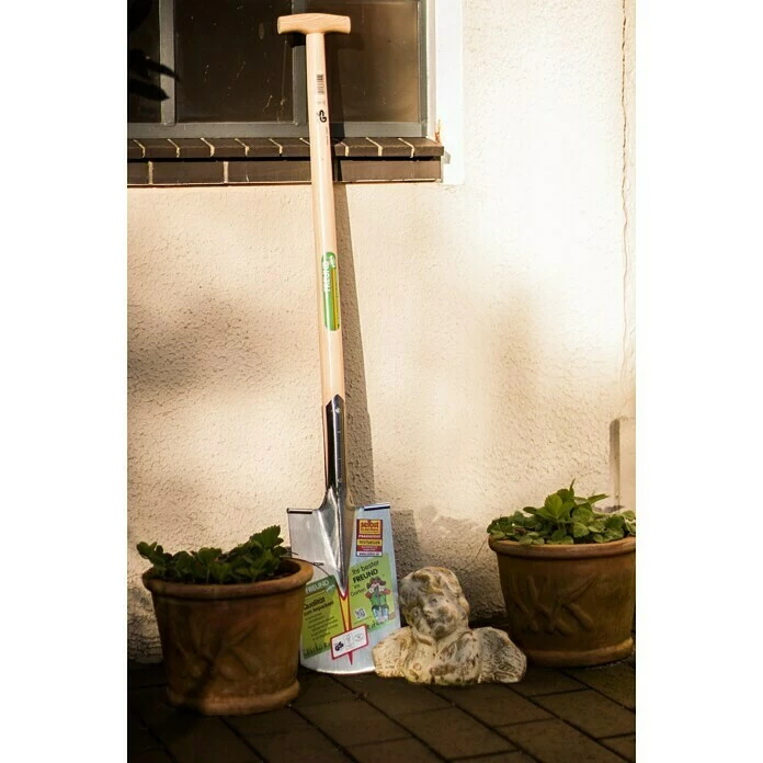 BAUHAUS Freund Victoria Gärtnerspaten Maße Blatt: 280 X 185 Mm, T-Stiel 2 BAUHAUS Freund Victoria Gärtnerspaten Maße Blatt: 280 X 185 Mm, T-Stiel – Bild 2