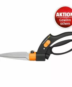 BAUHAUS Fiskars Rasenkantenschere Servo System QS42 Länge: 32 Cm