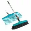 BAUHAUS Gardena Combisystem Rasenrechen & Besen 3 -tlg., Arbeitsbreite: 43 Cm