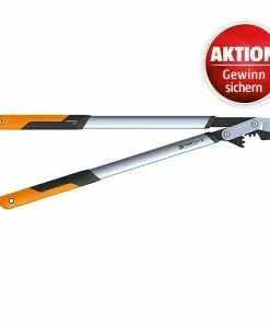 BAUHAUS Fiskars PowerGear Astschere LX 99 Amboss, Max. Aststärke: 55 Mm, Mit Getriebeunterstützung