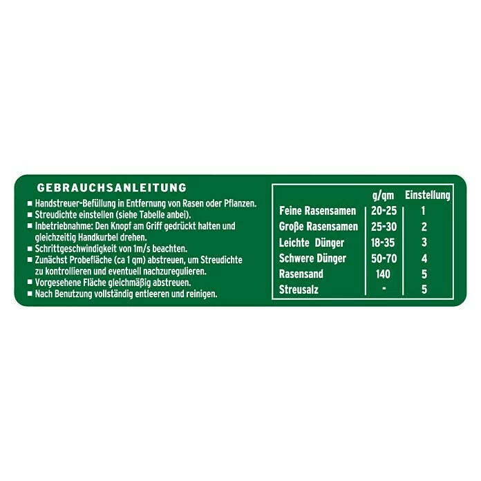 BAUHAUS Substral Handstreuer HandyGreen Streubreite: 2 M, Fassungsvermögen: 2,5 L 2 BAUHAUS Substral Handstreuer HandyGreen Streubreite: 2 M, Fassungsvermögen: 2,5 L – Bild 2