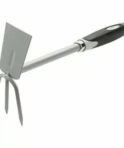 BAUHAUS Gardol Hand-Doppelhäckchen Arbeitsbreite: 6,5 Cm, Anzahl Zinken: 3, Kurzstiel