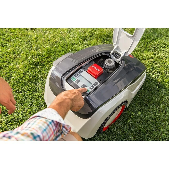 BAUHAUS AL-KO Mähroboter Robolinho 300 E 20 V, 2,5 Ah, Max. Flächenempfehlung: 300 M² 6 BAUHAUS AL-KO Mähroboter Robolinho 300 E 20 V, 2,5 Ah, Max. Flächenempfehlung: 300 M² – Bild 6