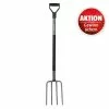 BAUHAUS Fiskars Ergonomic Spatengabel Arbeitsbreite: 20,5 Cm, Anzahl Zinken: 4, Langstiel
