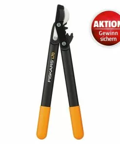 BAUHAUS Fiskars PowerGear Getriebe-Astschere L70 Bypass, Max. Aststärke: 38 Mm