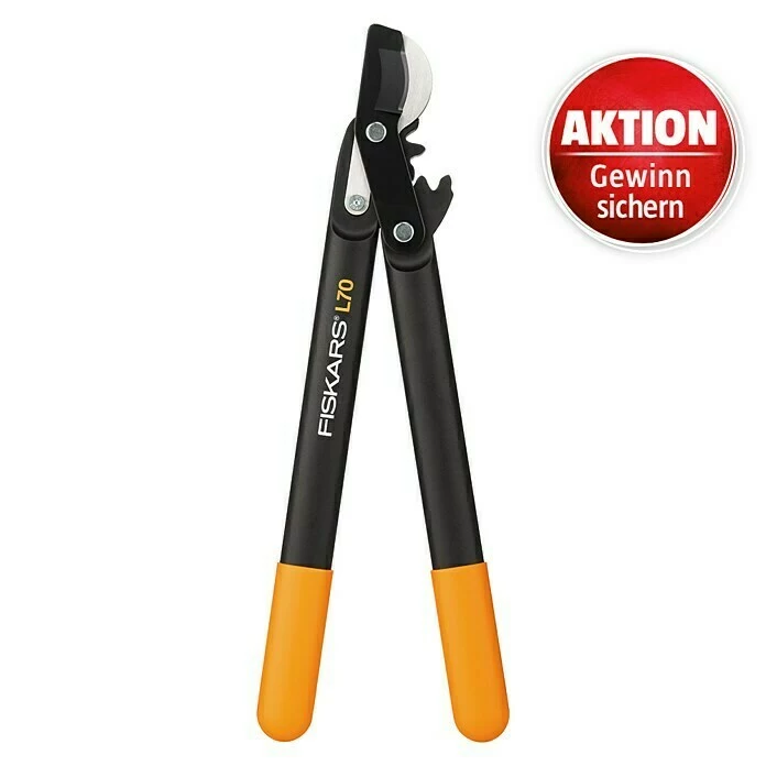 BAUHAUS Fiskars PowerGear Getriebe-Astschere L70 Bypass, Max. Aststärke: 38 Mm 1 BAUHAUS Fiskars PowerGear Getriebe-Astschere L70 Bypass, Max. Aststärke: 38 Mm