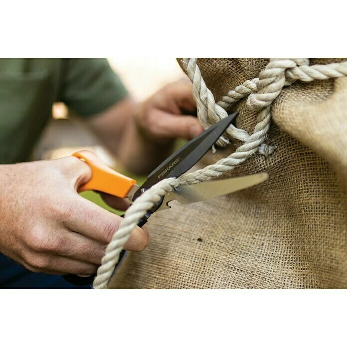 BAUHAUS Fiskars Solid Mehrzweck-Schere Cut + More SP341 Länge: 23 Cm 2 BAUHAUS Fiskars Solid Mehrzweck-Schere Cut + More SP341 Länge: 23 Cm – Bild 2