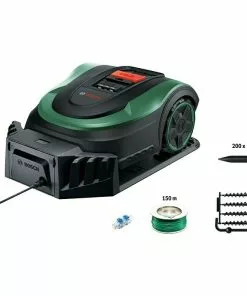 BAUHAUS Bosch Mähroboter Indego S 500 18 V, 2,5 Ah, Max. Flächenempfehlung: 500 M²