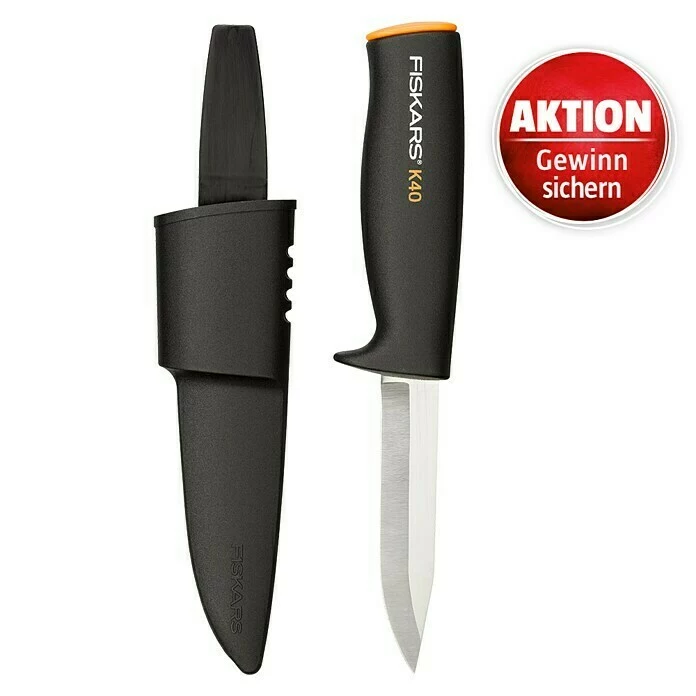 BAUHAUS Fiskars Universalmesser K 40 Klingenlänge: 10 Cm 1 BAUHAUS Fiskars Universalmesser K 40 Klingenlänge: 10 Cm
