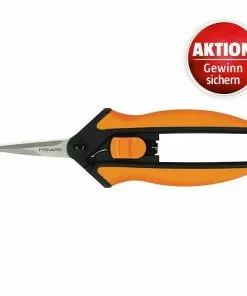 BAUHAUS Fiskars Solid Gartenschere Microtip SP 130 Länge: 21,5 Cm