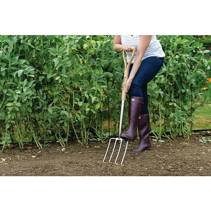 BAUHAUS Kent & Stowe Spatengabel Maße Gabel: 300 X 170 Mm, Anzahl Zinken: 4, Langstiel 2 BAUHAUS Kent & Stowe Spatengabel Maße Gabel: 300 X 170 Mm, Anzahl Zinken: 4, Langstiel – Bild 2