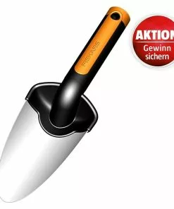 BAUHAUS Fiskars Premium Blumenkelle Länge: 27 Cm, Stahl