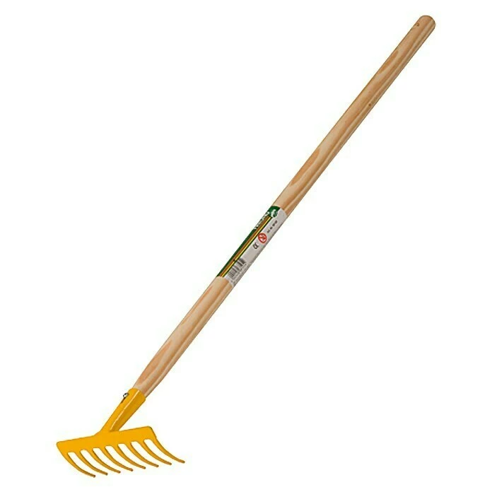 BAUHAUS Freund Victoria Kinder-Rechen Arbeitsbreite: 17 Cm, Gelb, Kurzstiel 1 BAUHAUS Freund Victoria Kinder-Rechen Arbeitsbreite: 17 Cm, Gelb, Kurzstiel