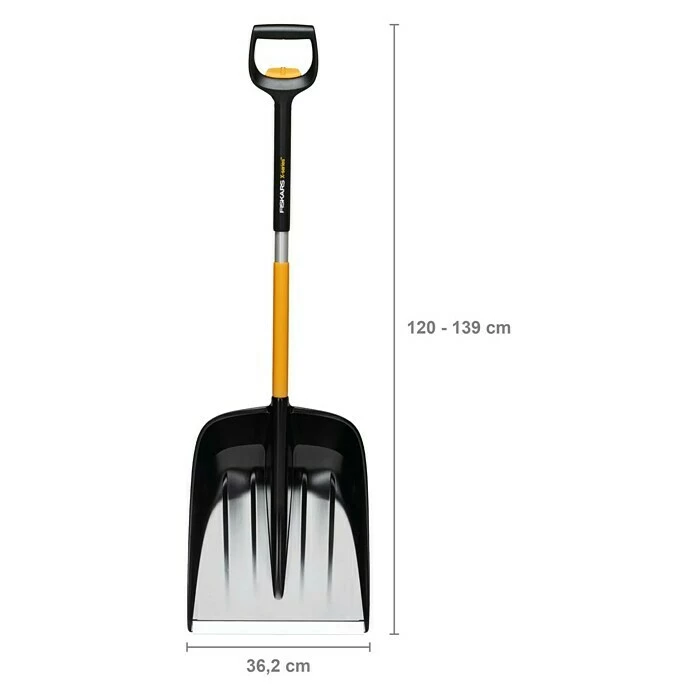 BAUHAUS Fiskars X-series Schneeschaufel Breite: 36,2 Cm, Teleskopstiel 4 BAUHAUS Fiskars X-series Schneeschaufel Breite: 36,2 Cm, Teleskopstiel – Bild 4