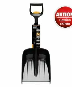 BAUHAUS Fiskars X-series Schneeschaufel Breite: 29 Cm, Teleskopstiel