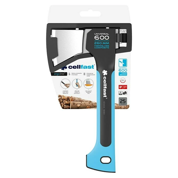 BAUHAUS Cellfast Universalaxt U600 Ergo Länge: 26 Cm 2 BAUHAUS Cellfast Universalaxt U600 Ergo Länge: 26 Cm – Bild 2