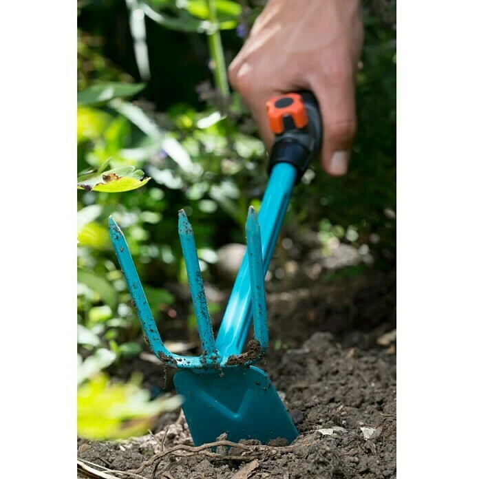 BAUHAUS Gardena Combisystem Kleinhacke Arbeitsbreite: 6,5 Cm, Blattform: Gerade, Anzahl Zinken: 3 2 BAUHAUS Gardena Combisystem Kleinhacke Arbeitsbreite: 6,5 Cm, Blattform: Gerade, Anzahl Zinken: 3 – Bild 2