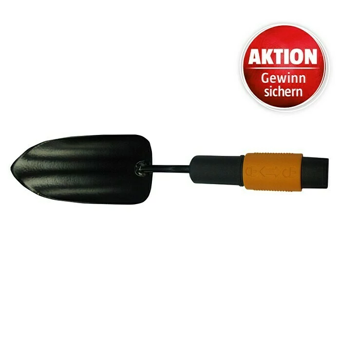 BAUHAUS Fiskars QuikFit Blumenkelle Arbeitsbreite: 7,5 Cm, Borstahl 1 BAUHAUS Fiskars QuikFit Blumenkelle Arbeitsbreite: 7,5 Cm, Borstahl