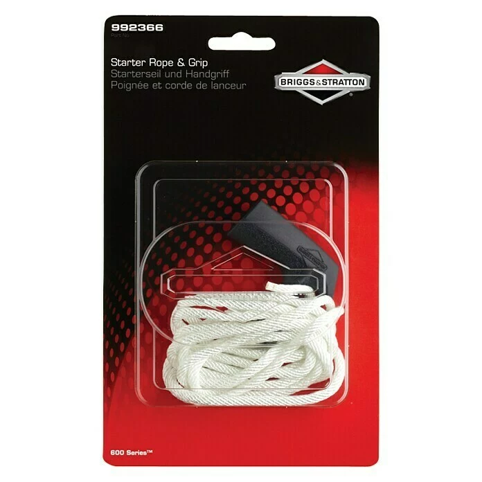 BAUHAUS Briggs & Stratton Starterseil Kunststoffgriff, Passend Für: Briggs & Stratton Motoren 600er-Serie 1 BAUHAUS Briggs & Stratton Starterseil Kunststoffgriff, Passend Für: Briggs & Stratton Motoren 600er-Serie