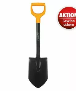 BAUHAUS Fiskars Solid Auto-Spaten Arbeitsbreite: 17 Cm