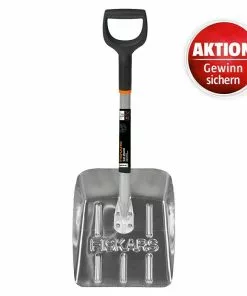 BAUHAUS Fiskars Solid Autoschaufel Breite: 25,5 Cm, Aluminium, Geeignet Für: Schnee