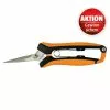 BAUHAUS Fiskars Solid Gartenschere Micro-Tip SP160 Gebogen, Länge: 17,1 Cm