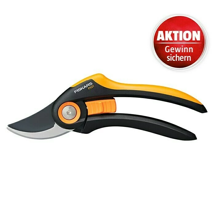 BAUHAUS Fiskars Plus Gartenschere P521 Amboss, Max. Aststärke: 24 Mm 1 BAUHAUS Fiskars Plus Gartenschere P521 Amboss, Max. Aststärke: 24 Mm