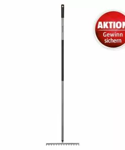 BAUHAUS Fiskars Ergonomic Gartenrechen Arbeitsbreite: 36 Cm, Langstiel