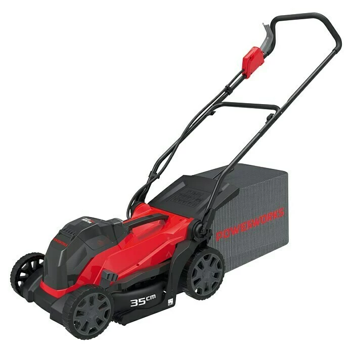 BAUHAUS Powerworks Akku-Rasenmäher P48LM35 48 V, Ohne Akku, Schnittbreite: 35 Cm 2 BAUHAUS Powerworks Akku-Rasenmäher P48LM35 48 V, Ohne Akku, Schnittbreite: 35 Cm – Bild 2