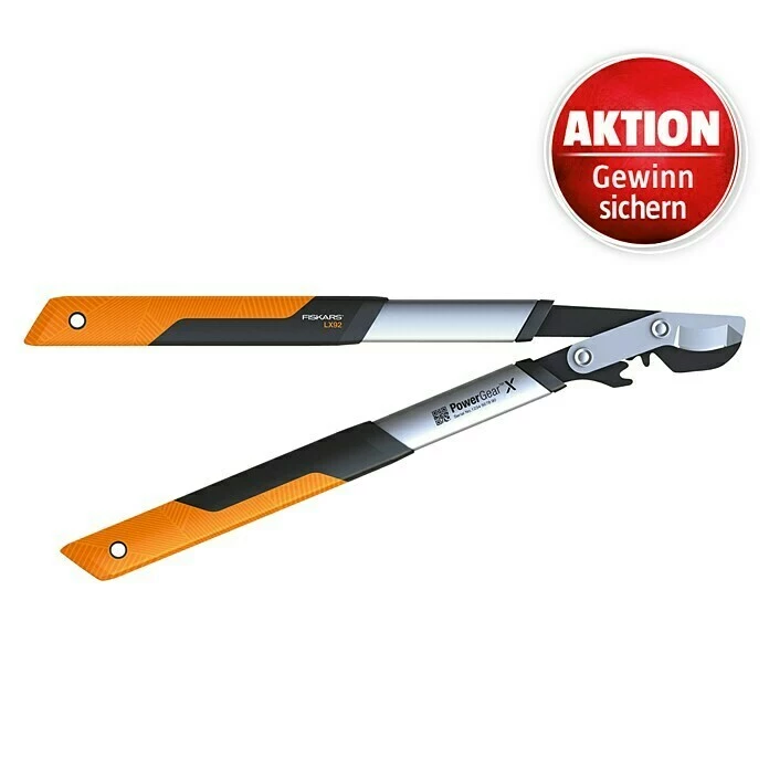 BAUHAUS Fiskars PowerGear Astschere LX92-S Bypass, Max. Aststärke: 38 Mm 1 BAUHAUS Fiskars PowerGear Astschere LX92-S Bypass, Max. Aststärke: 38 Mm