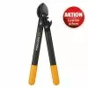 BAUHAUS Fiskars PowerGear Getriebe-Astschere L71 Amboss, Max. Aststärke: 38 Mm