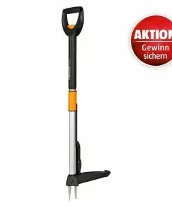 BAUHAUS Fiskars Teleskop-Unkrautstecher SmarFit Länge Stiel: 99 Cm - 119 Cm