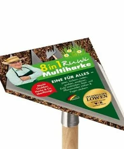 BAUHAUS Ruwi Multiharke 8 In 1 Anzahl Zinken: 4, Mit Stiel -Rasenmäher Verkäufe 12 3246